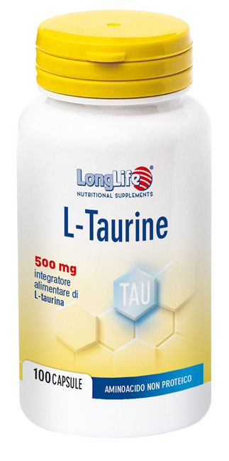 LONGLIFE L-TAURINE 500 MG 100 CAPSULE - Farmacianuova.eu
