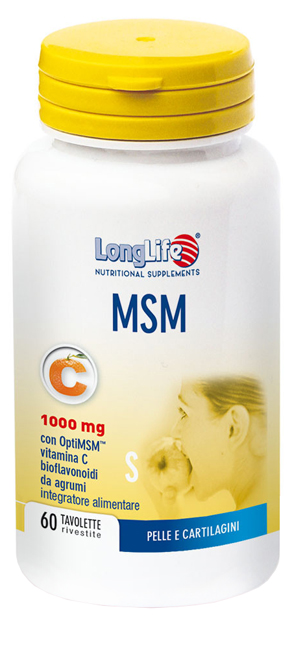 LONGLIFE MSM 1000 MG 60 TAVOLETTE - Farmacianuova.eu