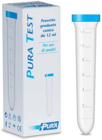 PROVETTA PER URINE PURA TEST GRADUATA CONICA 12 ML - Farmacianuova.eu