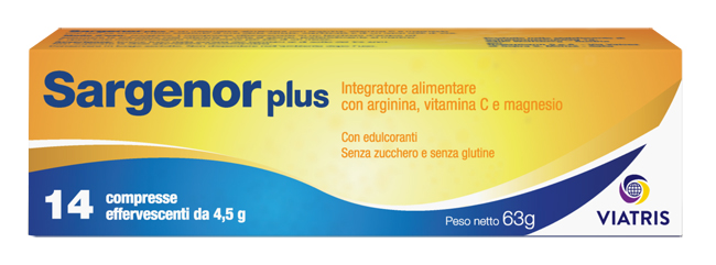 SARGENOR PLUS 14 COMPRESSE EFFERVESCENTI DA 4,5 G - Farmacianuova.eu