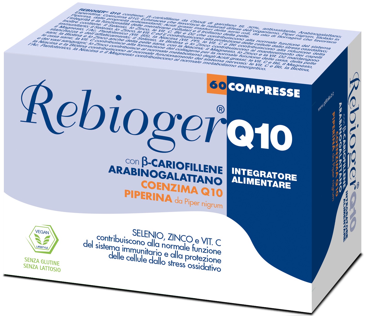 REBIOGER Q10 60 COMPRESSE - Farmacianuova.eu