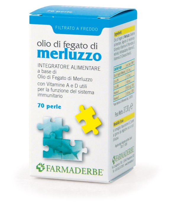 OLIO DI FEGATO DI MERLUZZO 70 PERLE - Farmacianuova.eu