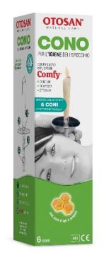 OTOSAN CONO IGIENE ORECCHIO+PROPOLI 6 PEZZI - Farmacianuova.eu