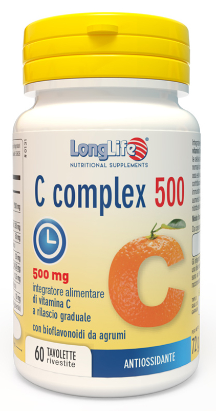 LONGLIFE C COMPLEX 500 TIME RELEASED 60 TAVOLETTE - Farmacianuova.eu