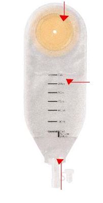 SACCA PER DRENAGGIO DELLE FERITE STERILE COLOPLAST CAPACITA' MIDI 300ML 10 PEZZI ARTICOLO 2215 - Farmacianuova.eu