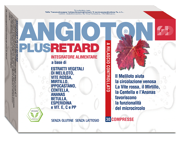 ANGIOTON PLUS RETARD 30 COMPRESSE - Farmacianuova.eu
