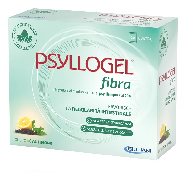 PSYLLOGEL FIBRA TE LIMONE 20 BUSTINE - Farmacianuova.eu