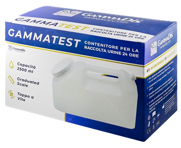 CONTENITORE STERILE PER LA RACCOLTA URINA GAMMASI 24H 2500 ML GAMMADIS - Farmacianuova.eu