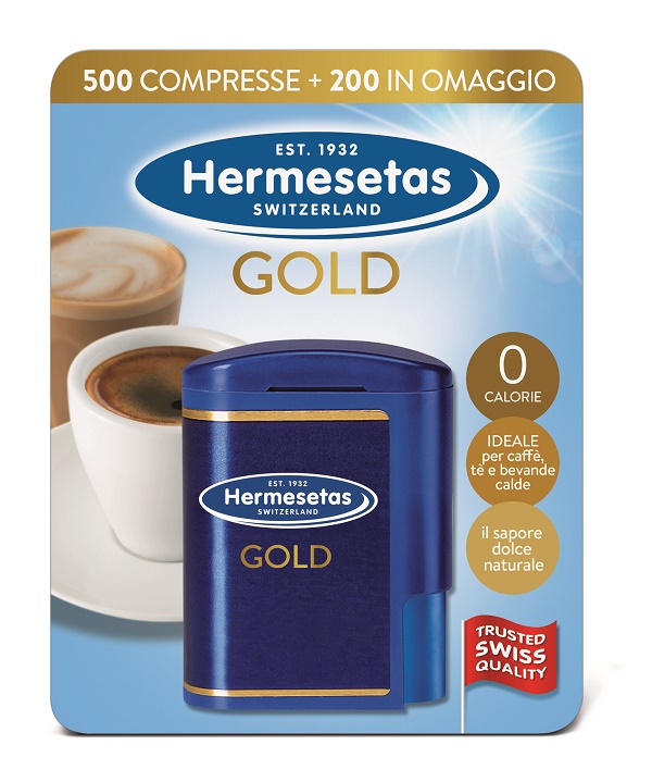 HERMESETAS GOLD 500+200 COMPRESSE 35 G - Farmacianuova.eu