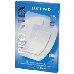 GARZA COMPRESSA PRONTEX SOFT PAD AUTOADESIVA 10X15CM 6 PEZZI - Farmacianuova.eu