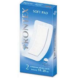 GARZA COMPRESSA PRONTEX SOFT PAD AUTOADESIVA 10X20CM 2 PEZZI - Farmacianuova.eu