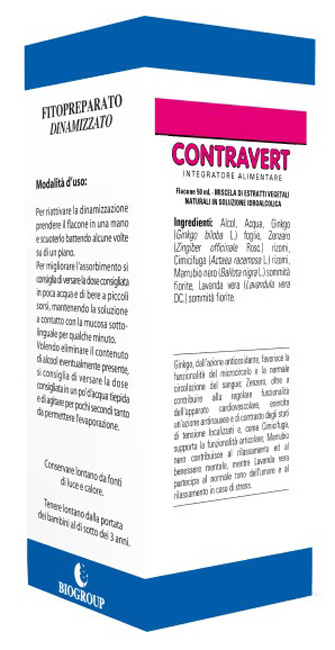 CONTRAVERT 50 ML SOLUZIONE IDROALCOLICA - Farmacianuova.eu