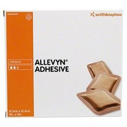 MEDICAZIONE IDROCELLULARE ADESIVA STERILE ALLEVYN ADHESIVE ALTAMENTE ASSORBENTE IN SCHIUMA DI POLIURETANO A STRUTTURA TRISTRATIFICATA 12,5X12,5CM 3 PEZZI - Farmacianuova.eu