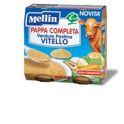 MELLIN PAPPA COMPLETA VITELLO 250 G 2 PEZZI - Farmacianuova.eu