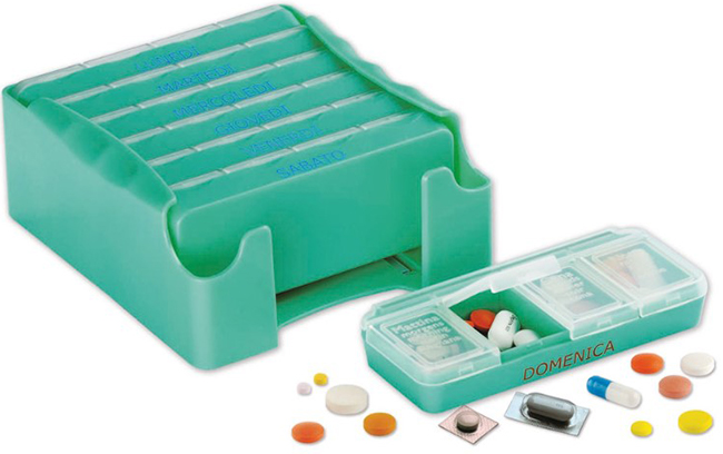 PILLOLIERA PILLOLBOX CONTENITORE 7GIORNI MADE IN ITALY - Farmacianuova.eu