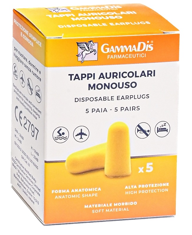 TAPPO AURICOLARE EAR GOMMAPIUMA 10 PEZZI - Farmacianuova.eu