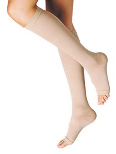 GAMBALETTO TERAPEUTICO DUALSAN A COMPRESSIONE DECRESCENTE KKL1 PUNTA APERTA BEIGE UNISEX 3 1 PAIO - Farmacianuova.eu