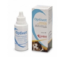 OPTIVET DETERGENTE PER OCCHI PER CANI E GATTI FLACONE 50 ML - Farmacianuova.eu