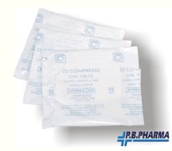 GARZA 10X10CM 25 PEZZI - Farmacianuova.eu