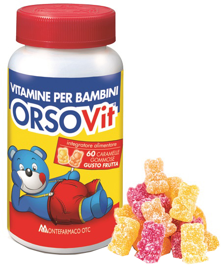 ORSOVIT CARAMELLE GOMMOSE VITAMINA BB SENZA GLUTINE 60 PEZZI - Farmacianuova.eu