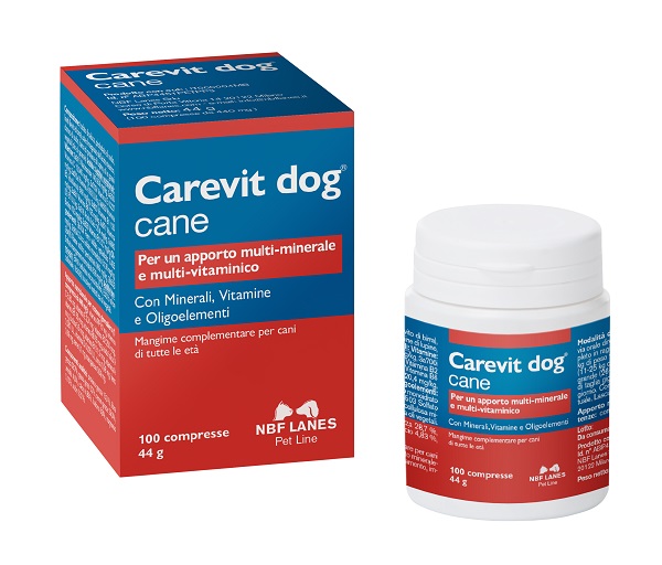 CAREVIT DOG FLACONE 100 COMPRESSE APPETIBILI - Farmacianuova.eu