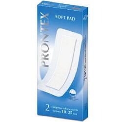 GARZA COMPRESSA PRONTEX SOFT PAD 10X25 CM 2 PEZZI - Farmacianuova.eu