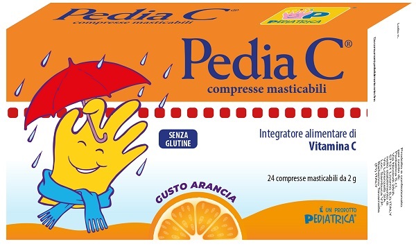 PEDIA C ARANCIA 24 COMPRESSE MASTICABILI - Farmacianuova.eu