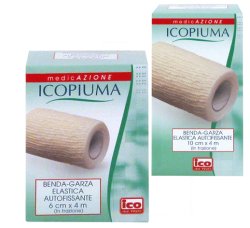 ICOPIUMA BENDA GARZA ELASTICA AUTOFISSANTE CM6X4MT 1 PEZZO - Farmacianuova.eu