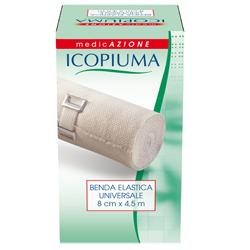 ICOPIUMA BENDA ELASTICA UNIVERSALE 8X450 CM - Farmacianuova.eu