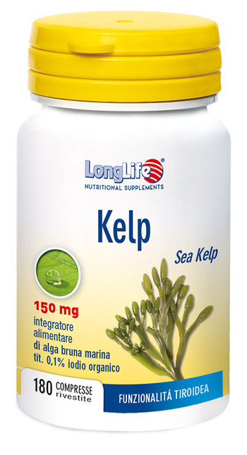 LONGLIFE KELP ALGA BRUNA 180 COMPRESSE - Farmacianuova.eu