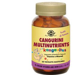 CANGURINI MULTINUTRIENTS FRUTTI BOSCO 60 COMPRESSE - Farmacianuova.eu