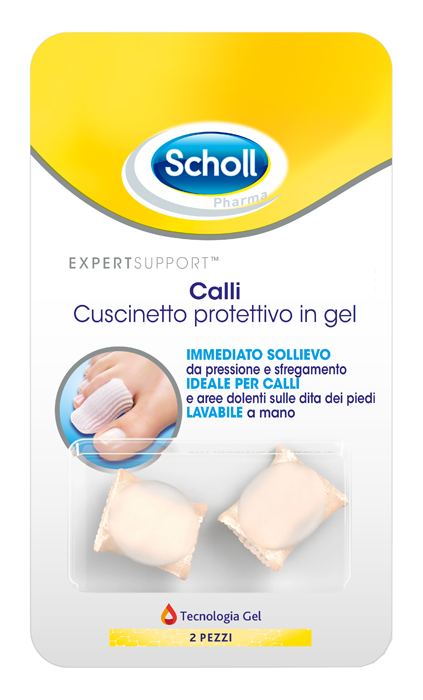 CUSCINETTI PROTETTIVI PER PIEDI CALLI SCHOLL GELACTIV 2 PEZZI - Farmacianuova.eu