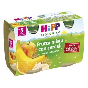 HIPP BIO HIPP BIO OMOGENEIZZATO FRUTTA MISTA CON CEREALI 2X125 G - Farmacianuova.eu