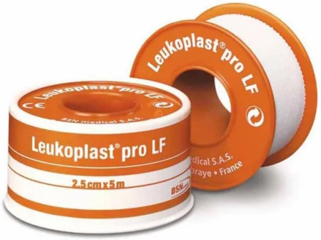 CEROTTO CHIRURGICO MEDICATO IN ROCCHETTO LEUKOPLAST PRO LF CON OSSIDO DI ZINCO 2,5X500 CM - Farmacianuova.eu