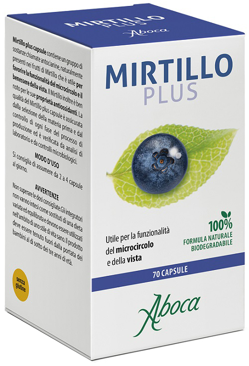 MIRTILLO PLUS 70 CAPSULE - Farmacianuova.eu