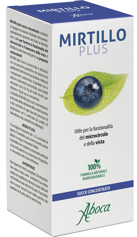 MIRTILLO PLUS SUCCO CONCENTRATO 100 ML - Farmacianuova.eu