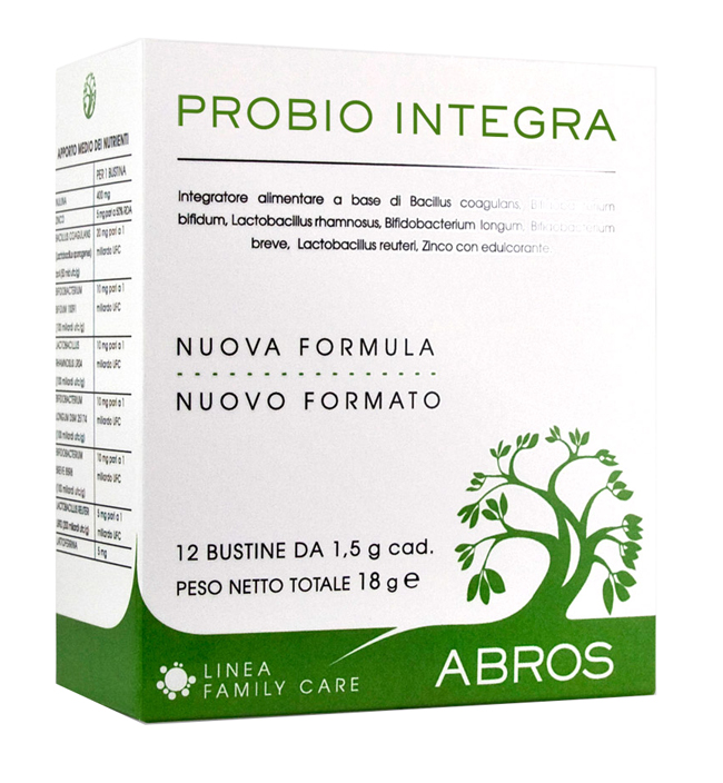 PROBIOINTEGRA ABROS 12 BUSTINE - Farmacianuova.eu