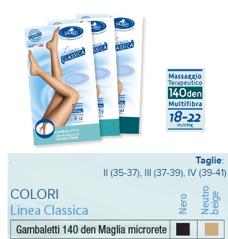 SAUBER GAMBALETTO 140 MAGLIA MICRORETE NERO 4 LINEA CLASSICA - Farmacianuova.eu