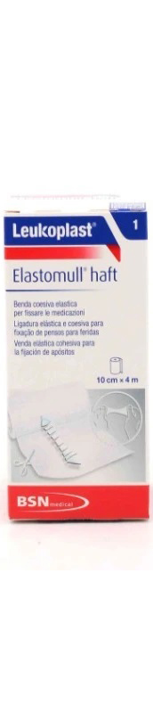 BENDA ELASTICA AUTOADESIVA ELAST HAFT 10X400CM - Farmacianuova.eu