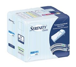 TRAVERSA SALVAMATERASSO PER INCONTINENZA SERENITY CLASSIC RIMBOCCABILE MISURA 80X180CM 30 PEZZI - Farmacianuova.eu