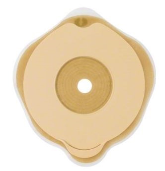 PLACCA PIANA FLEXIMA KEY 60 MM CON PROTETTORE CUTANEO IDROCOLLOIDALE E FLANGIA 5 PEZZI - Farmacianuova.eu
