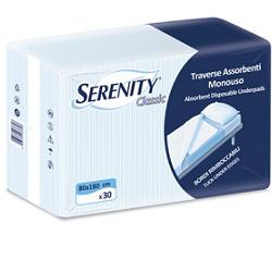 TRAVERSA SALVAMATERASSO PER INCONTINENZA SERENITY CLASSIC MISURA 80X180CM 15 PEZZI - Farmacianuova.eu