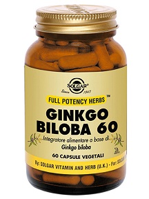GINKGO BILOBA 60 60 CAPSULE VEGETALI - Farmacianuova.eu