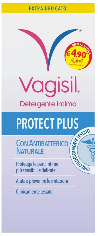 VAGISIL DETERGENTE INTIMO PROTECT PLUS 250 ML - Farmacianuova.eu