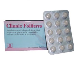 CLINNIX FOLIFERRO 30 COMPRESSE - Farmacianuova.eu