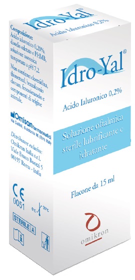 IDRO-YAL SOLUZIONE OFTALMICA LUBRIFICANTE IDRATANTE ACITO IALURONICO 0,2% 15 ML - Farmacianuova.eu
