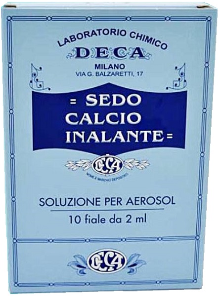 SEDO CALCIO INALANTE SOLUZIONE AEROSOL 10 FIALE 2 ML - Farmacianuova.eu