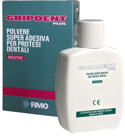 GRIPDENT PLUS POLVERE SUPER ADESIVA PER PROTESI DENTALI 40G - Farmacianuova.eu
