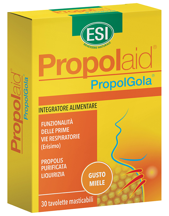 ESI PROPOLAID PROPOLGOLA MIELE 30 TAVOLETTE - Farmacianuova.eu