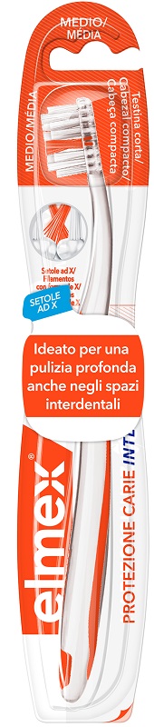 ELMEX INTERX SPAZZOLINO PROTEZIONE CARIE TESTINA CORTA - Farmacianuova.eu
